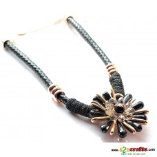 Exclusive Beads Jewelry- Necklace , Imported from Korea, black