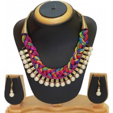 Costume jewelry necklace set, Multi