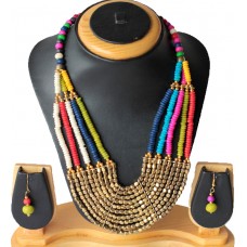 Costume jewelry necklace set, 
