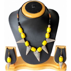 Sea shell  jewelry necklace set, 