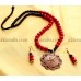 Dokra - Necklace set with red bead 