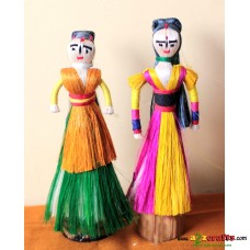 Eco friendly, Natural, Jute Standing Dolls