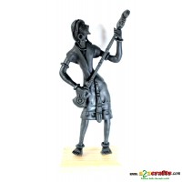 metal statues -- Guitarist 