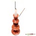  Teracotta  candel holder and incense stick holder combo