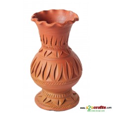  Terracotta  Flower vase (7inch)