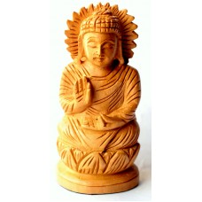 Buddha 3"- wooden, handcrafted